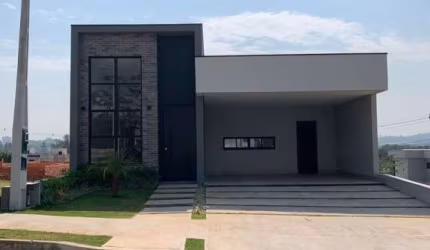 Casa Térrea em Indaiatuba, Condomínio Piemonte com 3 suítes - 195 m²