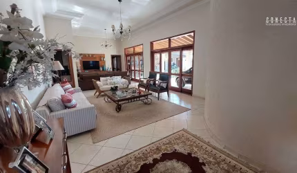 Casa Térrea em Indaiatuba, Condomínio Portal dos Ipês com 3 suítes - 330 m²