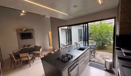 Casa Térrea em Indaiatuba, Condomínio Residencial Milano com 3 quartos - 160 m²