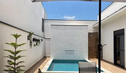 Casa Térrea em Indaiatuba, Condomínio Piemonte com 3 suítes - 192 m²