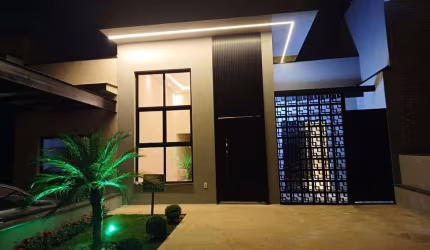 Casa Térrea em Indaiatuba, Condomínio Toscana com 3 suítes - 112 m²