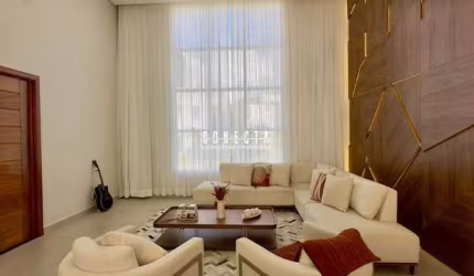 Casa Térrea em Indaiatuba, Condomínio Jardins Di Roma com 3 suítes - 182m²