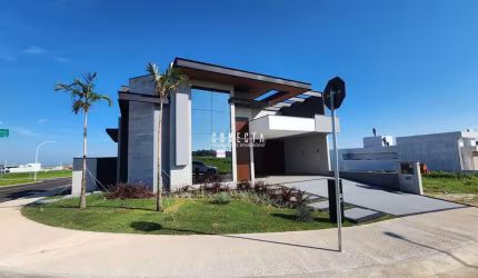 Casa Térrea em Indaiatuba, Condomínio Maria Cândida com 3 suítes - 220 m²