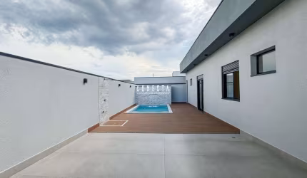Casa Térrea em Indaiatuba, Residencial Evidências com 3 suítes - 192 m²