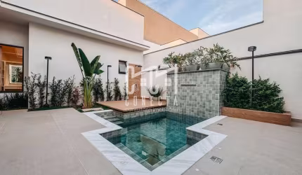 Casa Térrea em Indaiatuba, Condomínio Laguna com 3 suítes - 190m²
