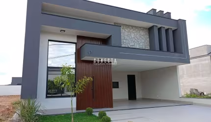 Casa Térrea Indaiatuba, Condomínio Gran Reserve com 3 suítes - 186 m²