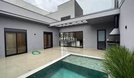 Casa Térrea em Indaiatuba, Condomínio Maria José com 3 suítes - 216 m²