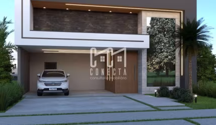 Casa Térrea em Indaiatuba, Residencial Evidências com 3 suítes 199 m²