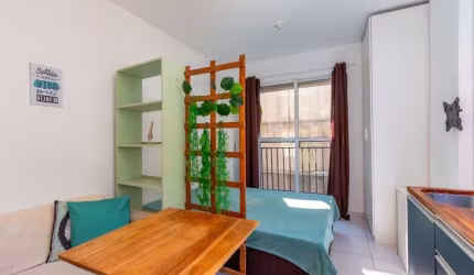 Apartamento com 1 dormitório para alugar, 19 m² por R$ 1.400,00 + taxas/mês - Portão - Curitiba/PR