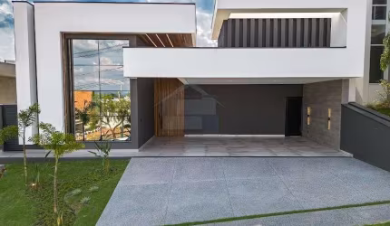 CASA À VENDA, ALTO PADRÃO COM TRÊS SUÍTES LINDA PISCINA E ÁREA GOURMET, EM UM DOS MELHORES  CONDOMÍ