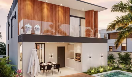 CASA - 4/4 com suítes + Dependência - Condomínio Terras Alphaville