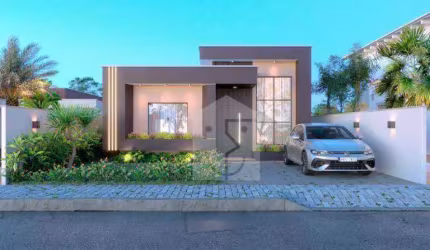Casa com 3 dormitórios à venda, 99 m² por R$ 575.000 - Ubatiba - Maricá/RJ