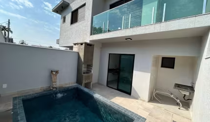 Casa para Venda em Itanhaém, São Fernando, 2 dormitórios, 2 suítes, 1 banheiro, 1 vaga
