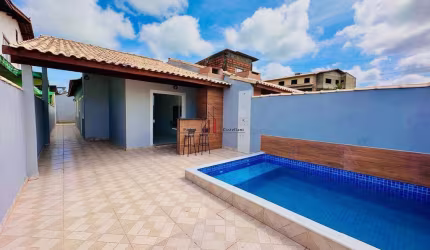 Casa para Venda em Itanhaém, Jardim lindomar, 2 dormitórios, 1 suíte, 1 banheiro, 2 vagas
