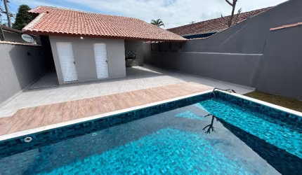 Casa no bairro Belas Artes em Itanhaém, no litoral sul de São Paulo