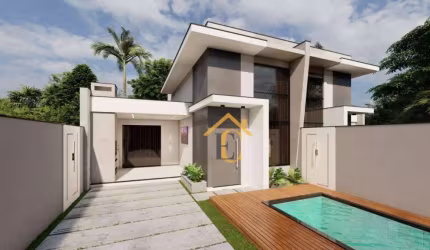Casa com 3 dormitórios à venda, 110 m² por R$ 850.000,00 - Ouro Verde - Rio das Ostras/RJ