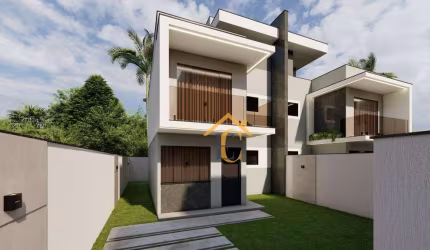 Casa com 4 dormitórios à venda, 110 m² por R$ 570.000 - Jardim Mariléa - Rio das Ostras/RJ
