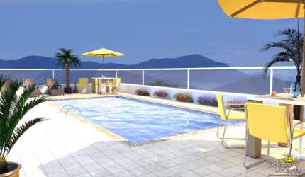 Término de Construção - Andar Alto - 2 Dormitórios (1 Suíte) - Varanda Gourmet - Vista Para a Praia