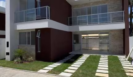 Casa em Condomínio para Venda em Lauro de Freitas, Buraquinho, 4 dormitórios, 4 suítes, 1 banheiro, 2 vagas