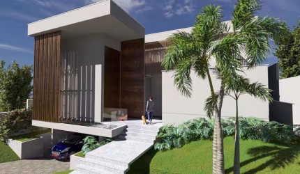 Casa em Condomínio para Venda em Camaçari, Alphaville (Abrantes), 4 dormitórios, 3 suítes, 4 banheiros, 4 vagas