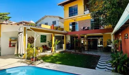 Casa para Venda em Lauro de Freitas, Vilas do Atlântico, 4 dormitórios, 3 suítes, 5 banheiros, 1 vaga