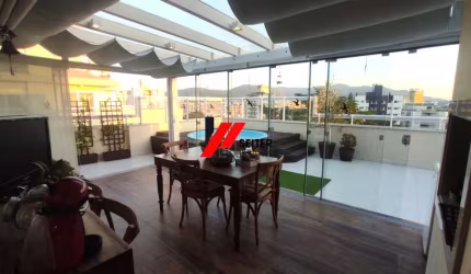 Cobertura de 3 suites a venda Itacorubi Florianopolis 227m 6 vagas de garagem