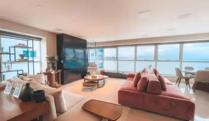 Alto Padrão Frente Mar Decorado com Vista Panorâmica