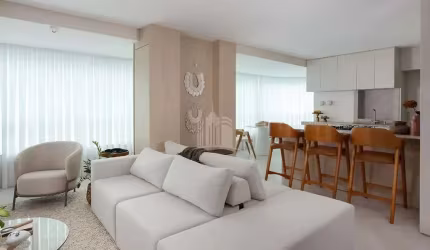 Apartamento com 2 suítes no Ed. Porto Iguaçu, mobiliado e decorado e 1 vaga de garagem no Pioneiros em BC.