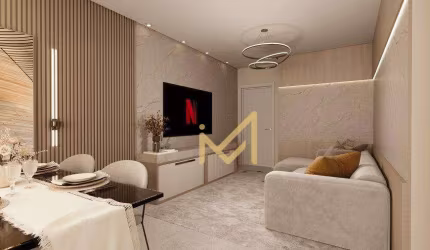 Apartamento com 01 dormitório, 01 suíte  à venda, 69 m² por R$ 438.065 - Centro - Cascavel/PR