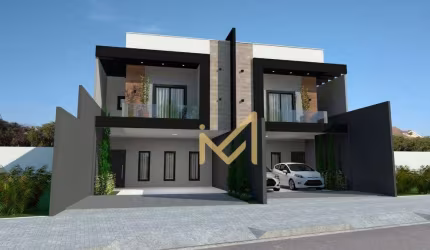 Sobrado com 1 suíte + 2 dormitórios à venda, 165 m² por R$ 889.000 - Coqueiral - Cascavel/PR