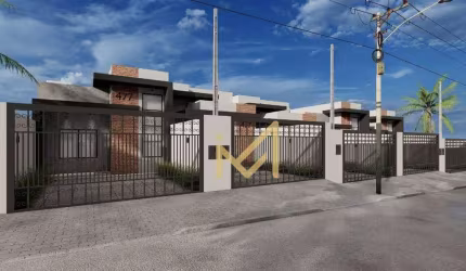 Casa com 1 suíte + 1  dormitório à venda, 60 m² por R$ 420.000 - Paraíso Tropical I - Cascavel/PR