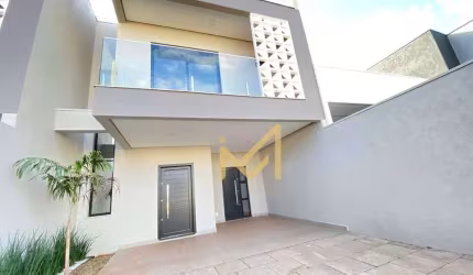 Sobrado com 1 Suíte + 2 Quartos - à venda, 151 m² por R$ 850.000 - Tropical III - Cascavel/PR