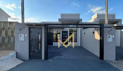 Casa com 3 dormitórios à venda, 89 m² por R$ 495.000,00 - Universitário - Cascavel/PR