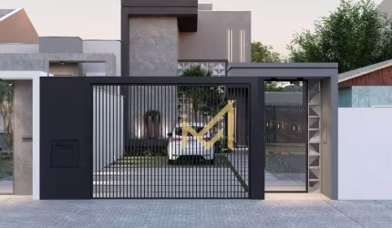 Sobrado com 3 suítes à venda, 140 m² por R$ 860.000 - Santa Cruz - Cascavel/PR