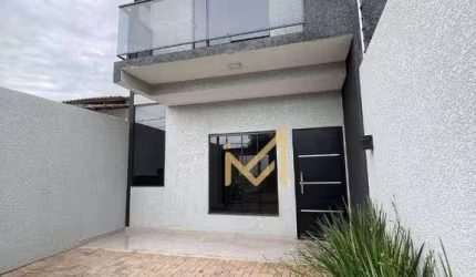 SOBRADO NO POSITANO: 3 quartos + 2 vagas de garagem  e sobra de terreno no Positano em Cascavel
