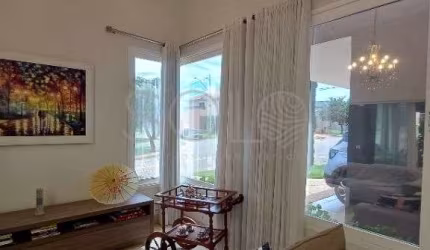 Moderna casa alto padrao com ambientes integrados no condomínio Buona Vita