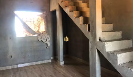 Casa à venda em Esmeraldas-MG, bairro Recanto do Passaredo! 2 quartos, 1 sala, 1 banheiro, garagem para 2 carros, 100m².