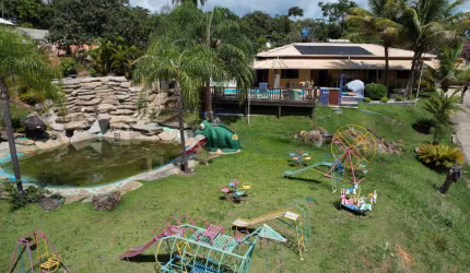 Casa de Luxo à Venda Condomínio Nosso Rancho: 4 Suítes, Lazer Completo e 5.000m²!