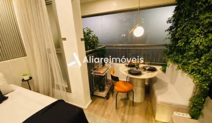 Apartamento c/ 1 quarto, 22m², à venda no Condomínio Raízes Guilhermina Esperança, no bairro Vila Esperança, por 250.000,00
