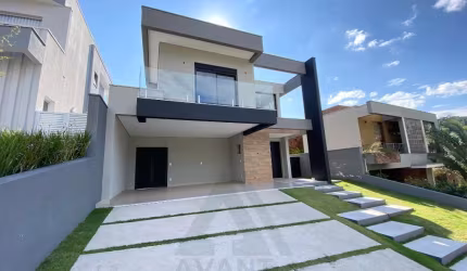 Casa de alto padrão em condomínio na Reserva dos Vinhedos, Louveira-SP: 3 quartos, 3 suítes, 2 salas, 5 banheiros, 4 vagas de garagem, 480m².