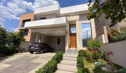 Essa linda casa está à venda condomínio Swiss Park, em Campinas.