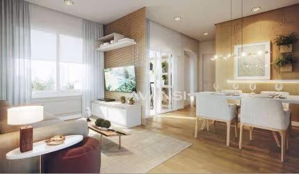 Apartamento Reserva Santa Barbara com 2 dormitórios à venda, 54 m² por R$ 349.900 - Reserva Centenária - Santa Bárbara D'Oeste/SP