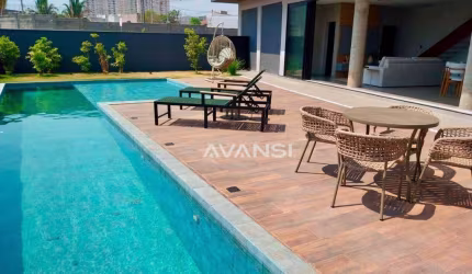 Casa Cond. Fechado Pau Brasil com 3 dormitórios, 290 m² - venda por R$ 2.700.000 ou aluguel por R$ 14.150/mês - Parque Nova Carioba - Americana/SP