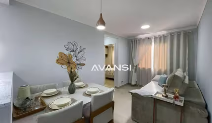 Apartamento Solar das Flores com 2 dormitórios à venda, 45 m² por R$ 225.000 - Jardim Boer I - Americana/SP