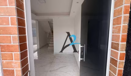 OPORTUNIDADE DE SOBRADO NOVO DE FRENTE PARA A RUA NO MELHOR DA FAZENDA RIO GRANDE! DE 590k por 499k!