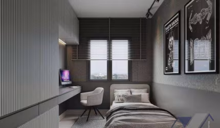 Apartamento com 2 dormitórios à venda, 61 m² por R$ 307.788,57 - Pioneiros Catarinenses - Cascavel/PR