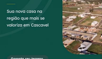 Terreno à venda, 362 m² por R$ 385.950,90 - Santos Dumont - Cascavel/PR