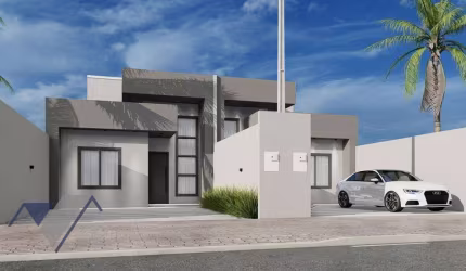 Casa com 3 dormitórios à venda, 78 m² por R$ 410.000,00 - Dr Antônio João - Cascavel/PR