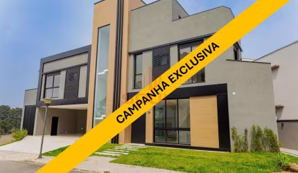 Casa em condomínio  alto padrão com 3 suítes, 6 vagas - Cascatinha - Curitiba/PR