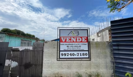Terreno à venda, 144 m² por R$ 195.000,00 - Alto Tarumã - Pinhais/PR